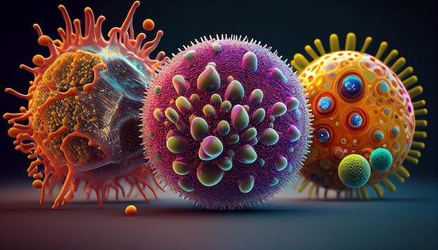 病原菌・ウイルス 感染症の原因となる微細な微生物 ウイルス・細菌感染症