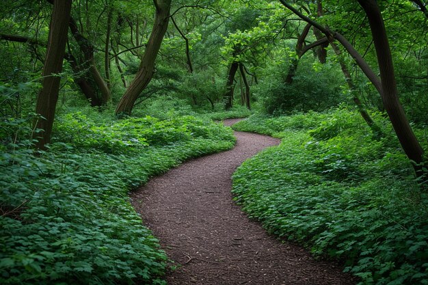 Pathway through the forest