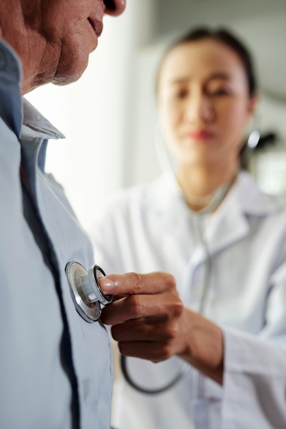 Patient visiting a doctor