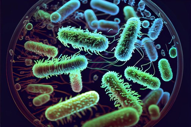 Patogenic salmonella bacteria