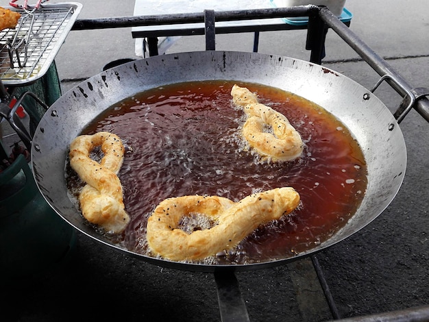 Patongo popular street food in Thailand