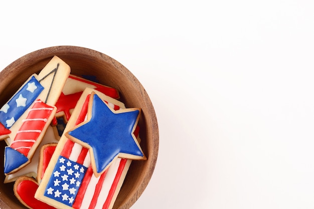 Patriotic cookies for 4th of July 