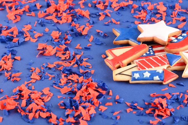 Patriotic cookies for 4th of July