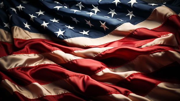 Patriotic Memorial day American flag background