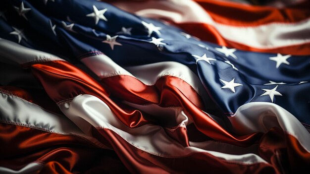 Patriotic Memorial day American flag background