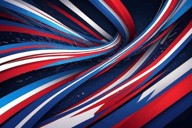 Photo patriotic usa american culture election diagonal geometric abstract speed motion background design