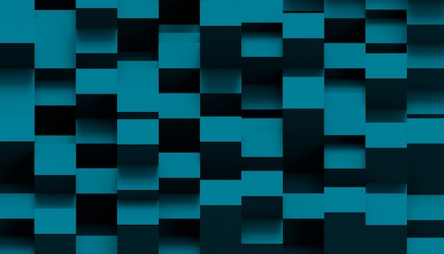 patroon kubus split level geometrische compositie