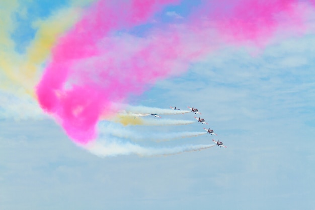 Foto show aereo di patrulla aguila