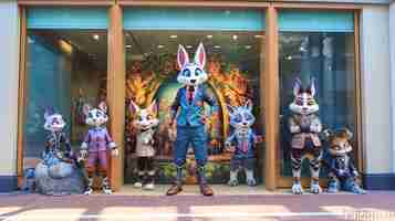 Photo pattaya thailand april 6 2016 beautiful zootopia mov