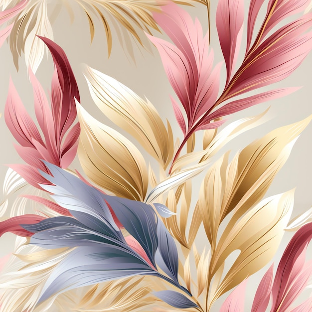 the pattern of the background is from the collection of feathers.