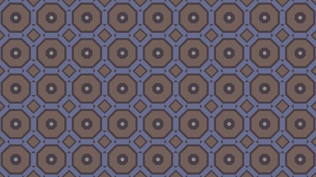 The pattern in the blue and purple