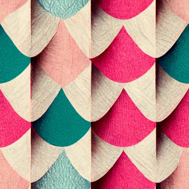 Pattern blue,white,pink and green