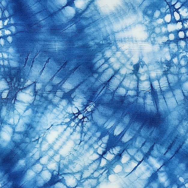 узор Яркая акварель сине-белый текстурированный фон холста
