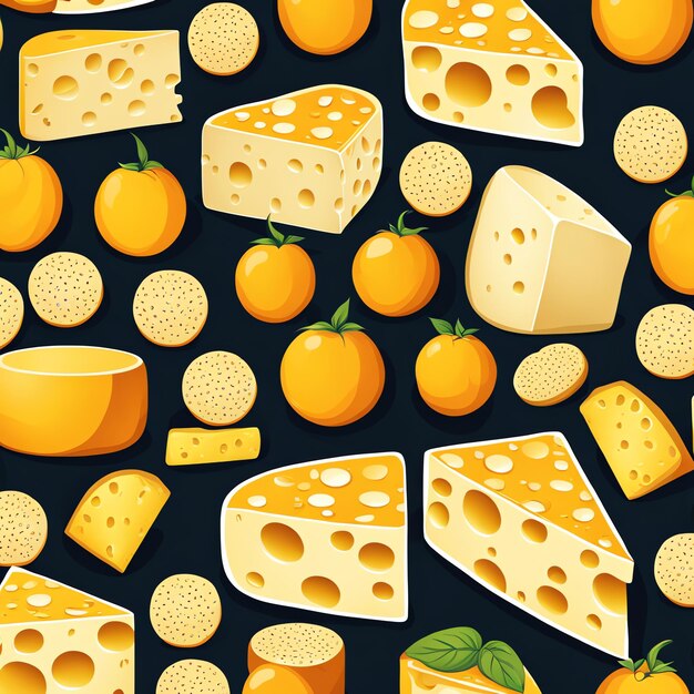 Pattern Cheese Design