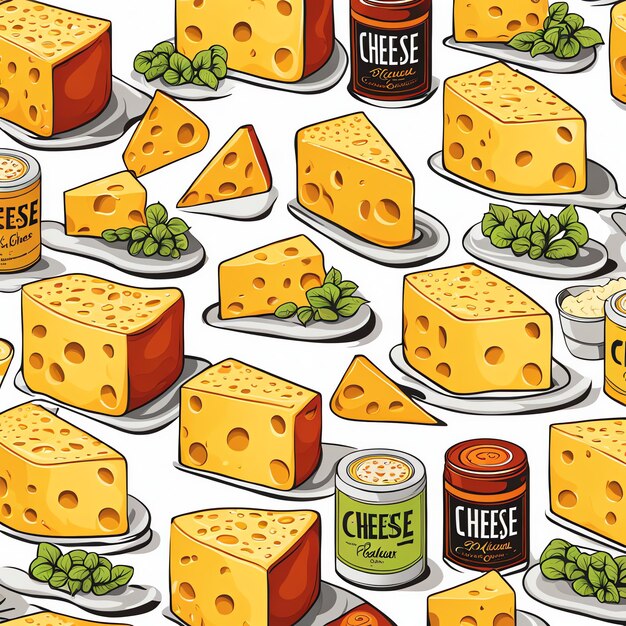 Pattern Cheese Design