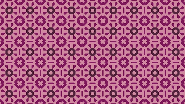 A pattern of colorful flowers on a purple background.