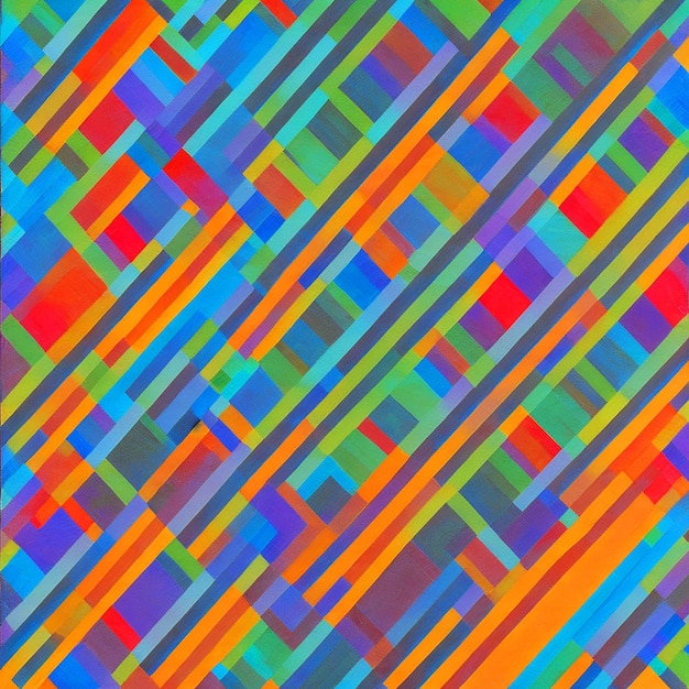 pattern consisting of multiple colored stripes arranged in a chevron or inverted V pattern The