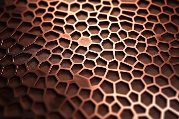 Pattern of the coper surface background