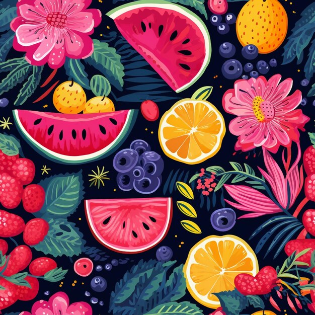 pattern design fruit