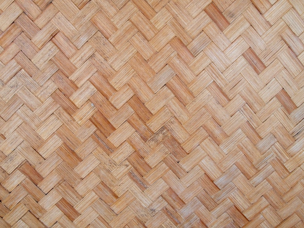 Pattern and design of Thai style bamboo handcraft