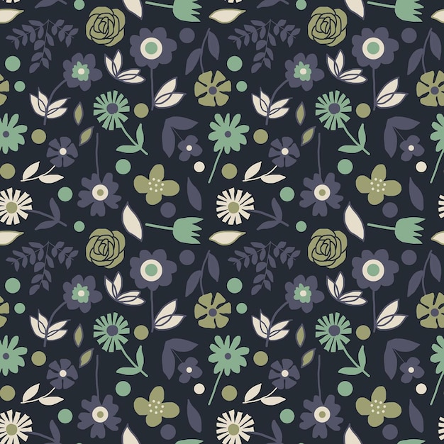 pattern floral design ethnic blossom textile fabric illustration