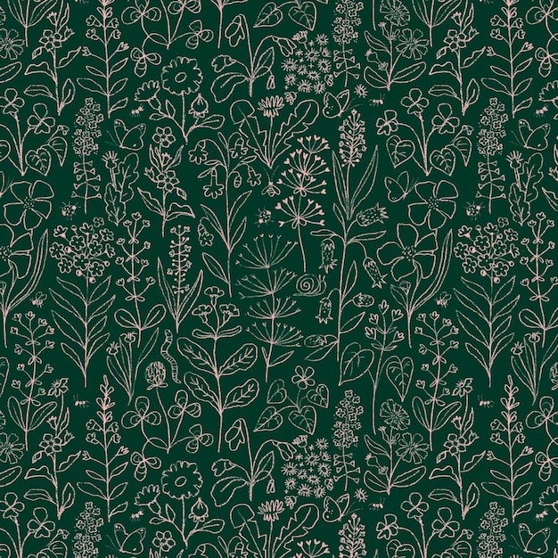 Photo pattern floral design ethnic blossom textile fabric illustration