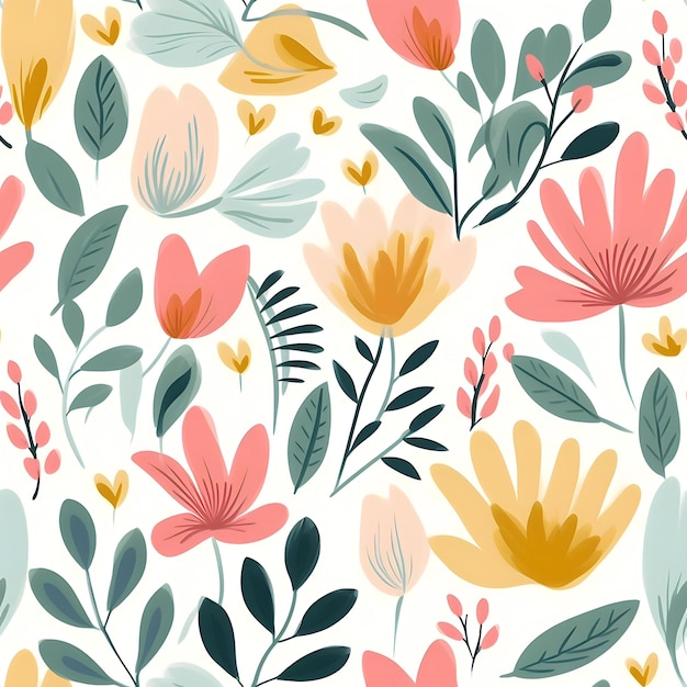 Pattern Floral Floral pattern background