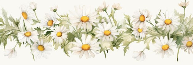 Pattern of flowers on light background