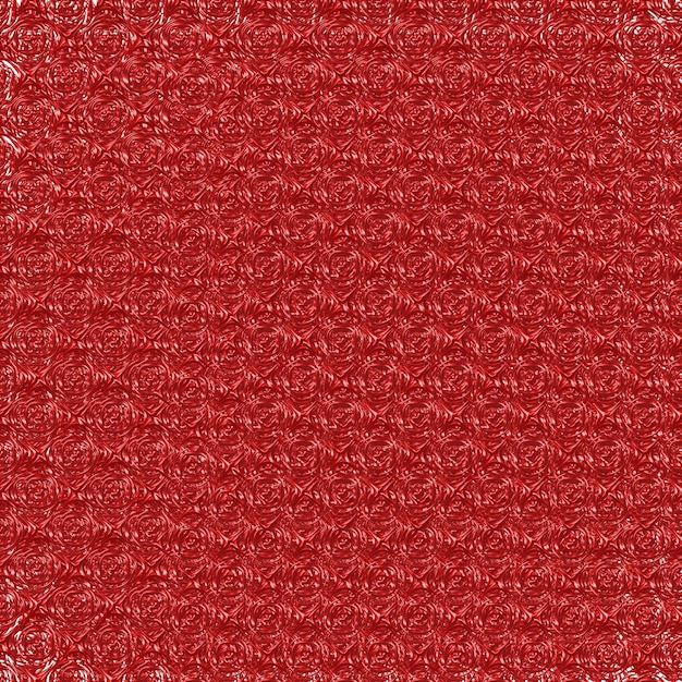 하트가 있는 끈과 같은 빨간색 모양의 패턴