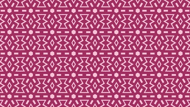 Photo a pattern of geometric shapes in pink and purple.