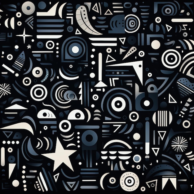 pattern graphic style cartoon Texture background