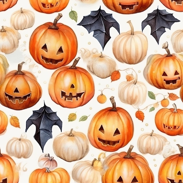 Pattern of Hallowen theme