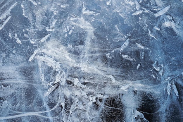 氷の表面のパターン