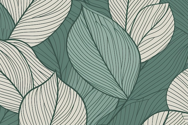 a pattern of leaves with a pattern of leaves.