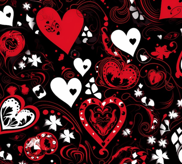 Фото Образец любви фон красное сердце вектор романтический дизайн валентина текстура розовые обои