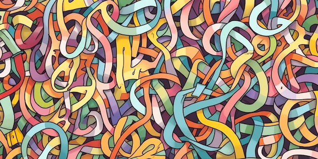 A pattern made from plastic straws background