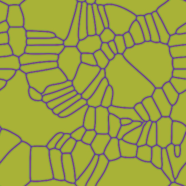 the pattern of the microscope is made of interlocking cells