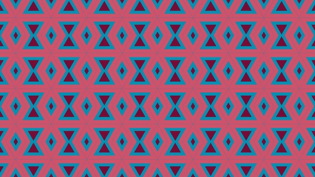 The pattern in the middle is a pattern of triangles.