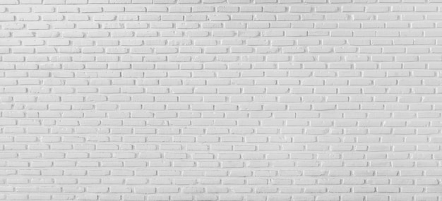 背景とテクスチャの白いレンガの壁のパターン、白い壁の背景