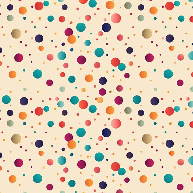 Pattern of pastel polka dots