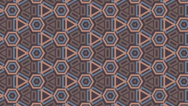The pattern of the pattern is a pattern of geometric shapes.