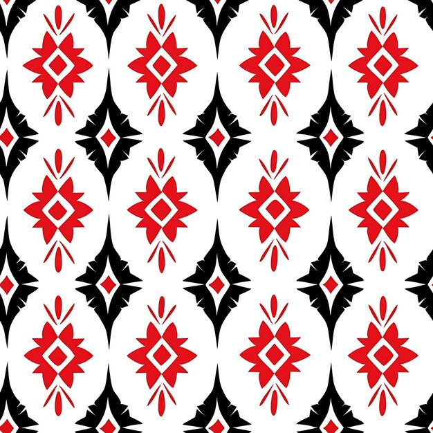 Pattern Pawpaw With Oval Silhouette and American Design With Tribal Tile Seamless Art Tattoo Ink