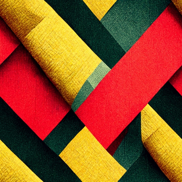 Pattern red, yellow and green