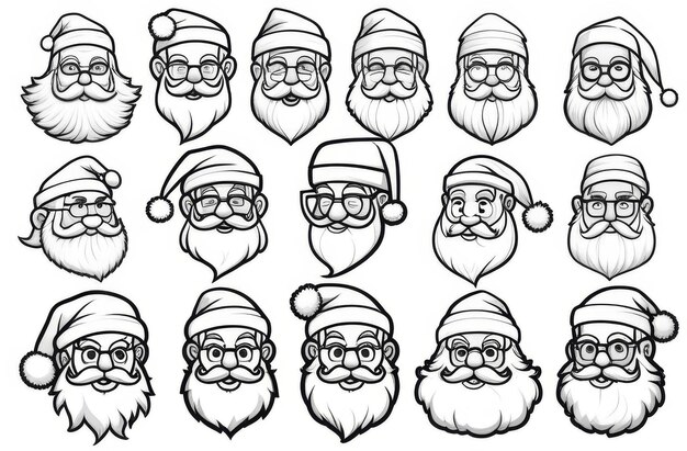 pattern santa claus