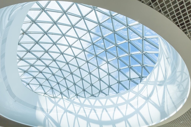 pattern set roof at the airport