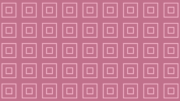 The pattern of squares on a pink background.