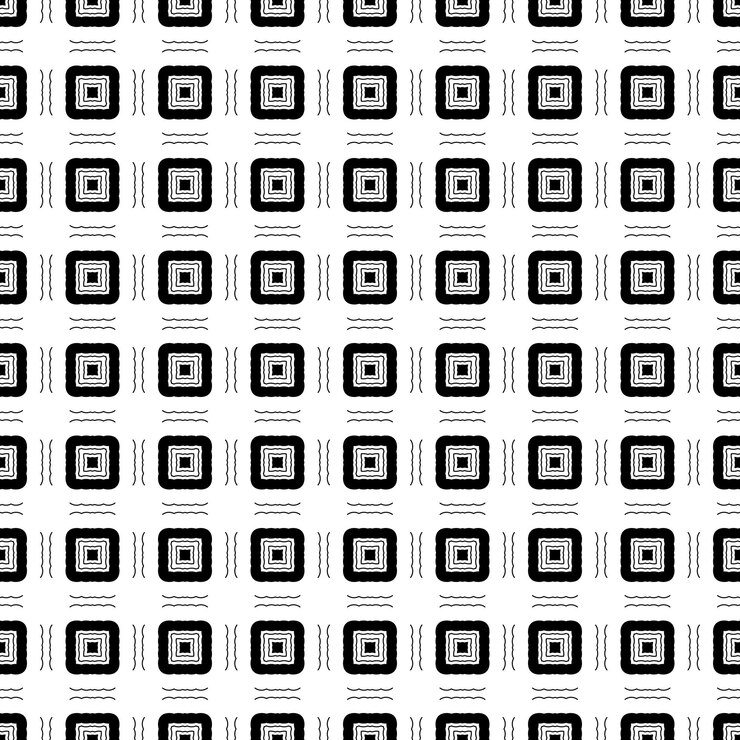 Photo the pattern of the squares with the black squares.