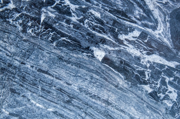 The pattern and surface of the blue, white and black marble walls for the background.