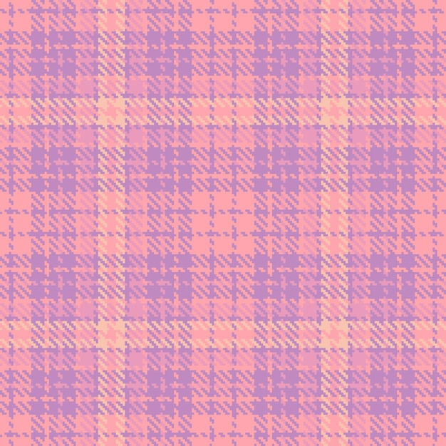Pattern tartan fabric of plaid check textile with a vector background texture seamless