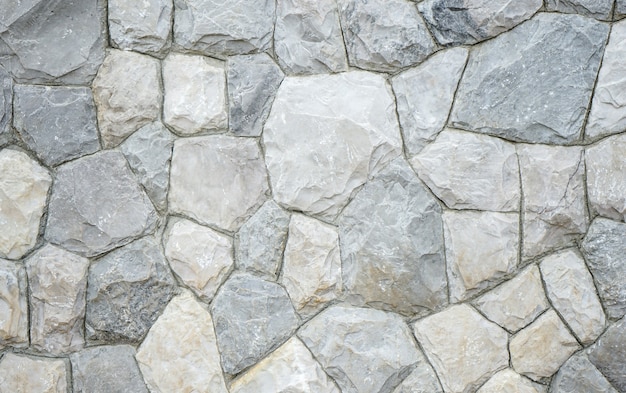 Pattern of unshape stone wall background